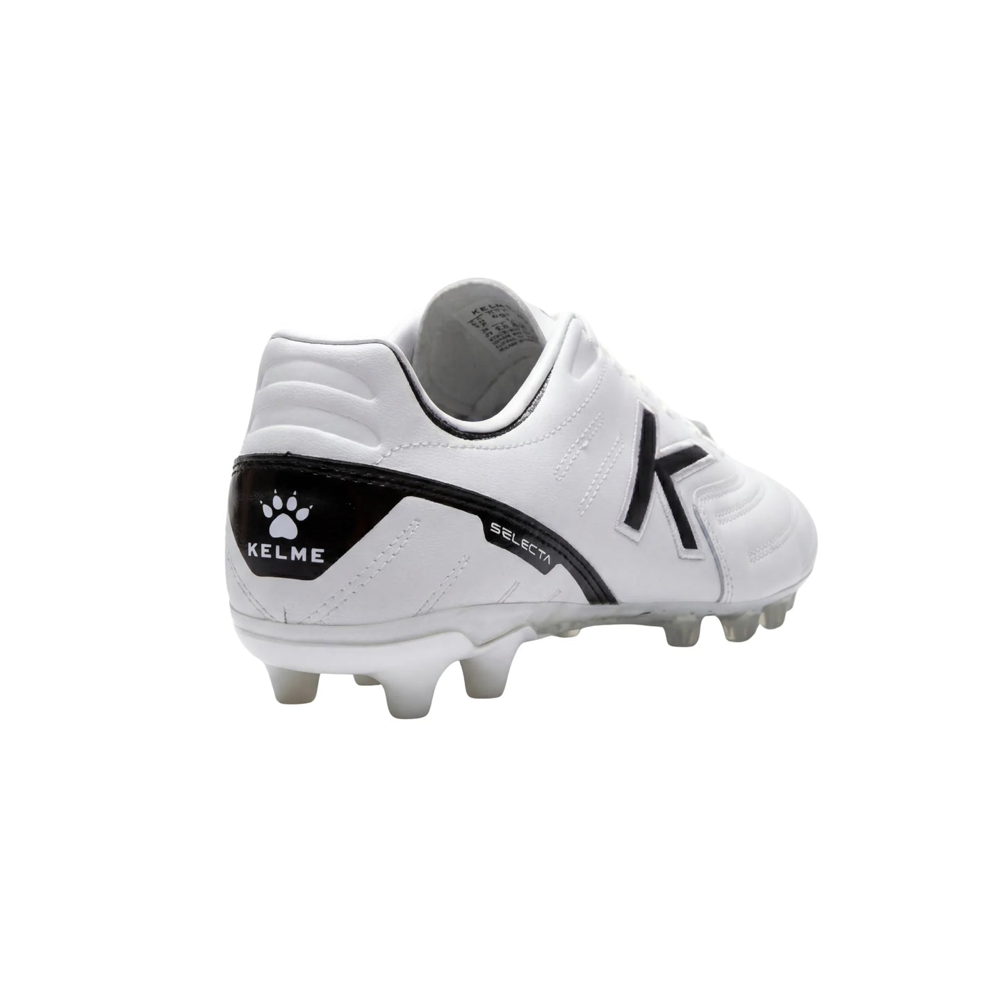 KELME SELECTA White soccer cleat with black accents on a white background