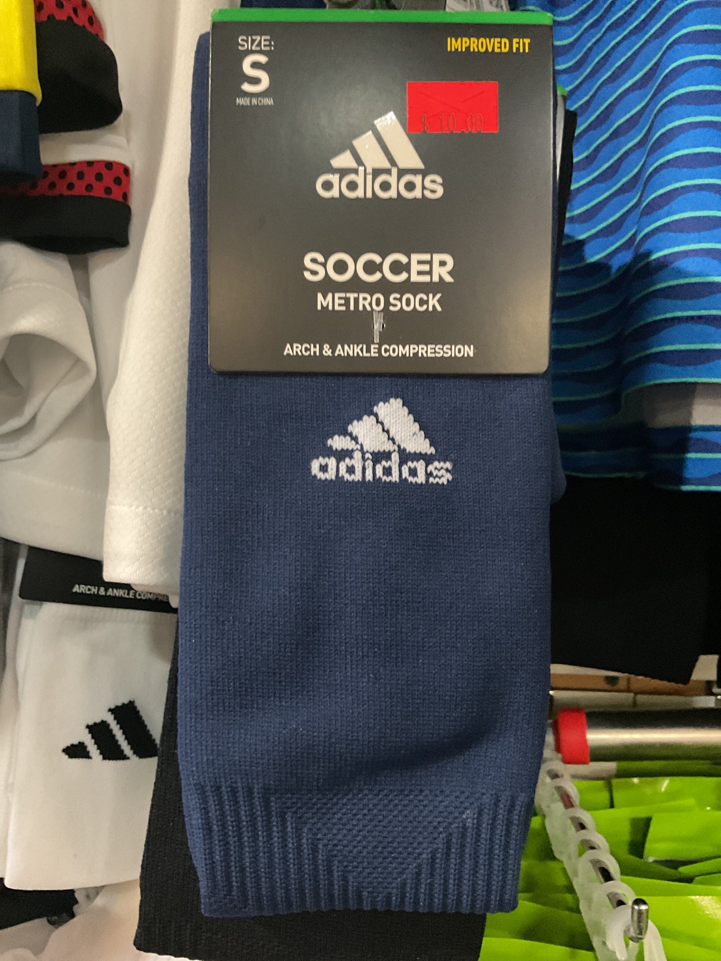 navy metro sock S