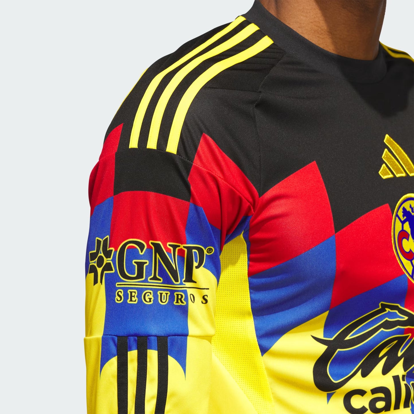 adidas Club América 25/26 Long Sleeve Home Jersey – Iconic Yellow Eagle Design