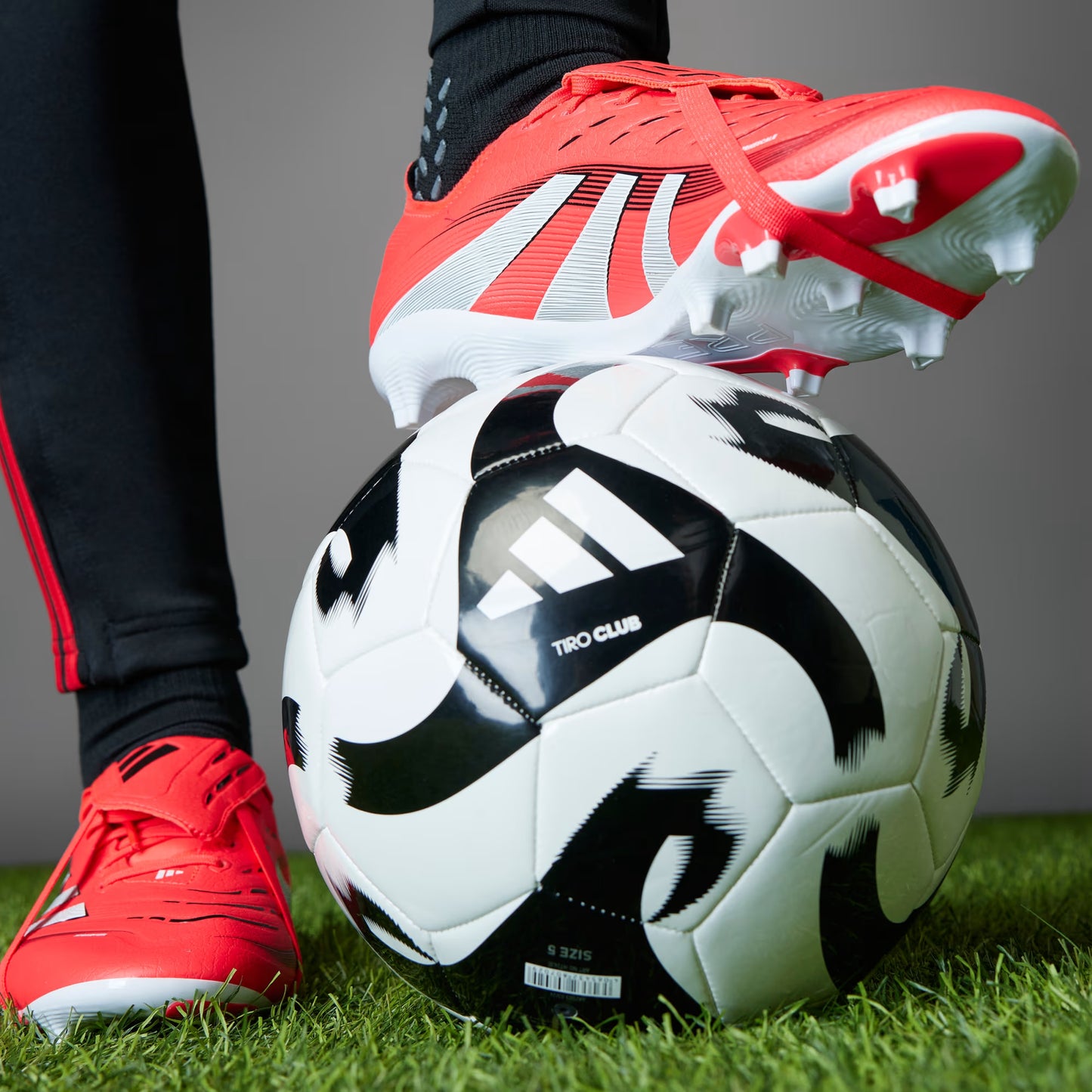 PREDATOR LEAGUE FIRM/MULTI-GROUND CLEATS (Lucid Red / Cloud White / Core Black)
