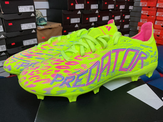 out-side PREDATOR LEAGUE FIRM/MULTI-GROUND CLEATS (Lucid Lemon / Blue Fusion / Lucid Pink)