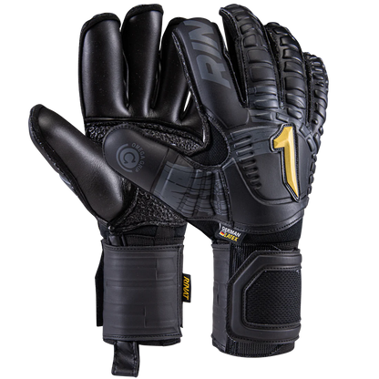 Rinat Black Egotiko Alpha-Pro Spines Goalkeeper Gloves