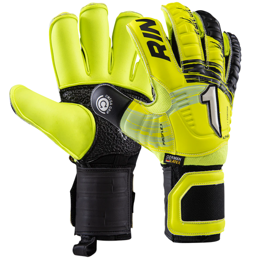 Rinat Neon Egotiko Alpha-Pro Spines Goalkeeper Gloves
