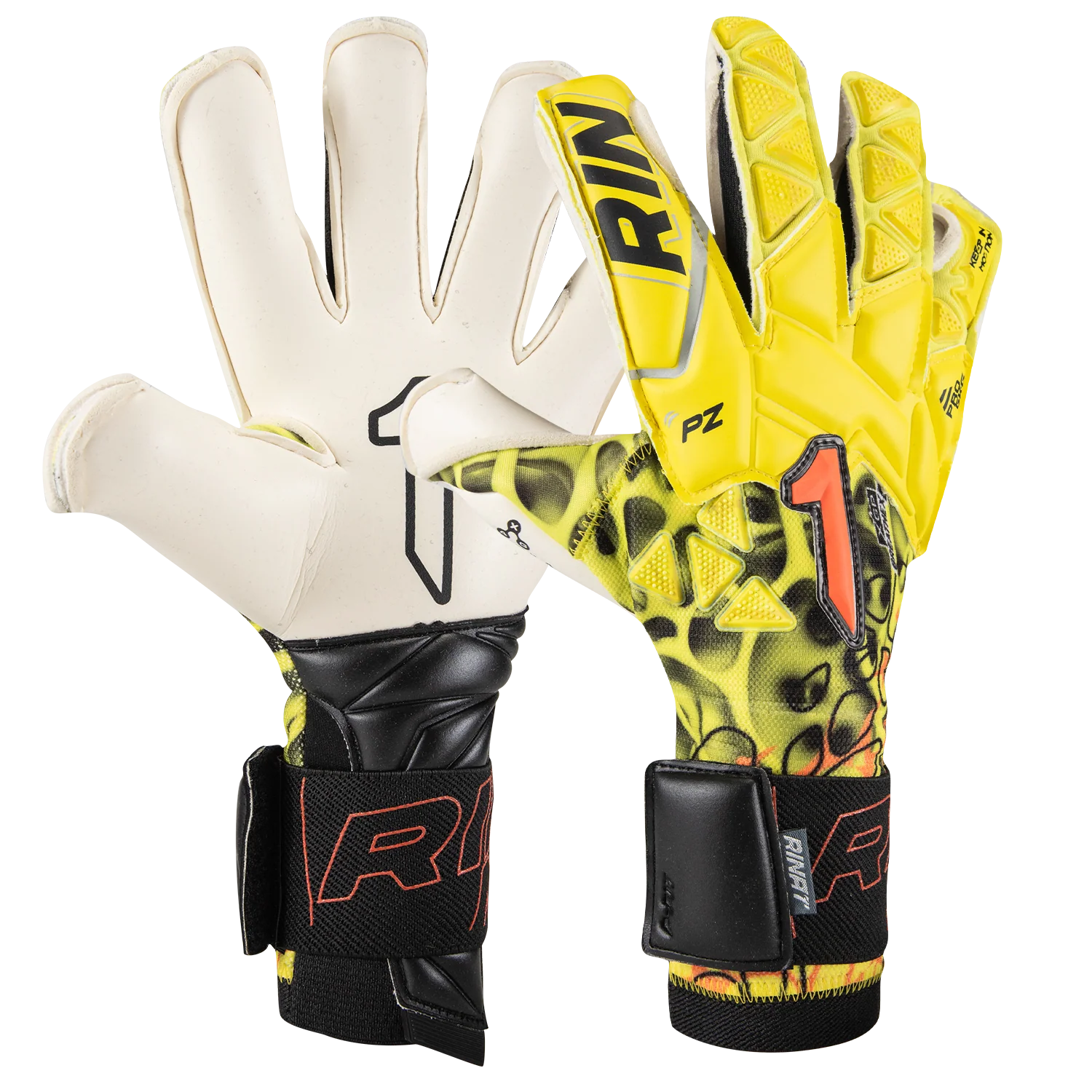 Rinat Xtreme-Dominius PRO gloves palm view German AXG latex
Rinat Xtreme-Dominius PRO backhand protection panels and BREATHEX fabric
