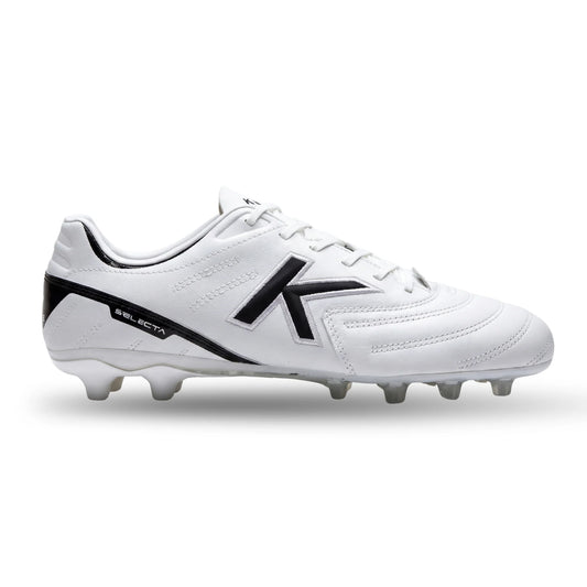 KELME SELECTA White soccer cleat with black accents on a white background