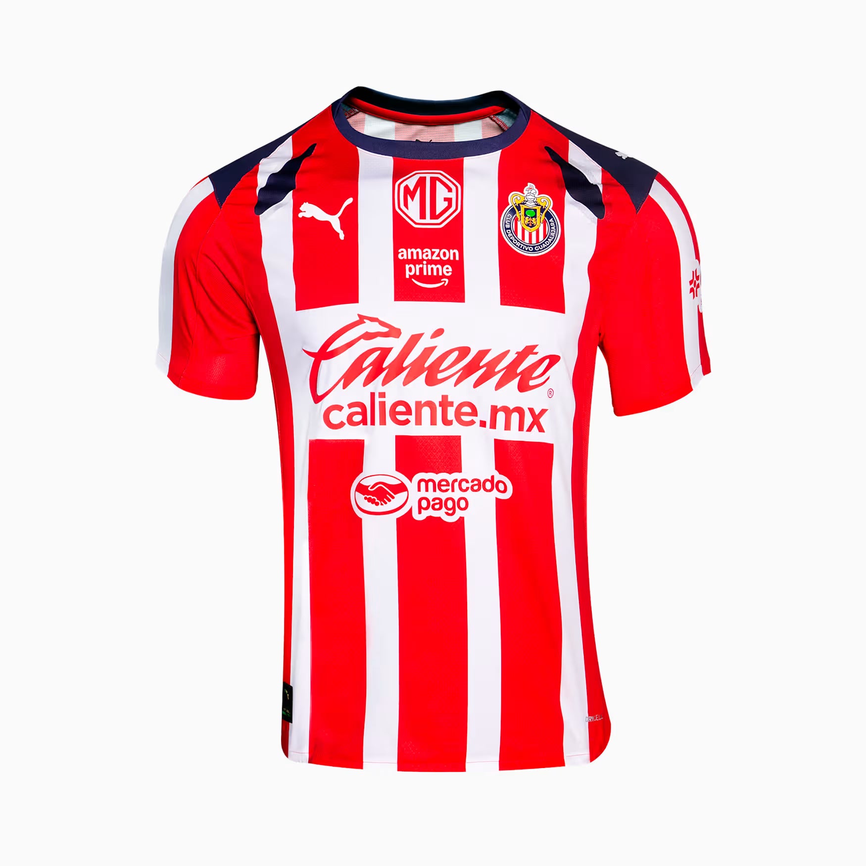 PUMA Chivas 25/26 Home Promo Jersey front view red white trim
