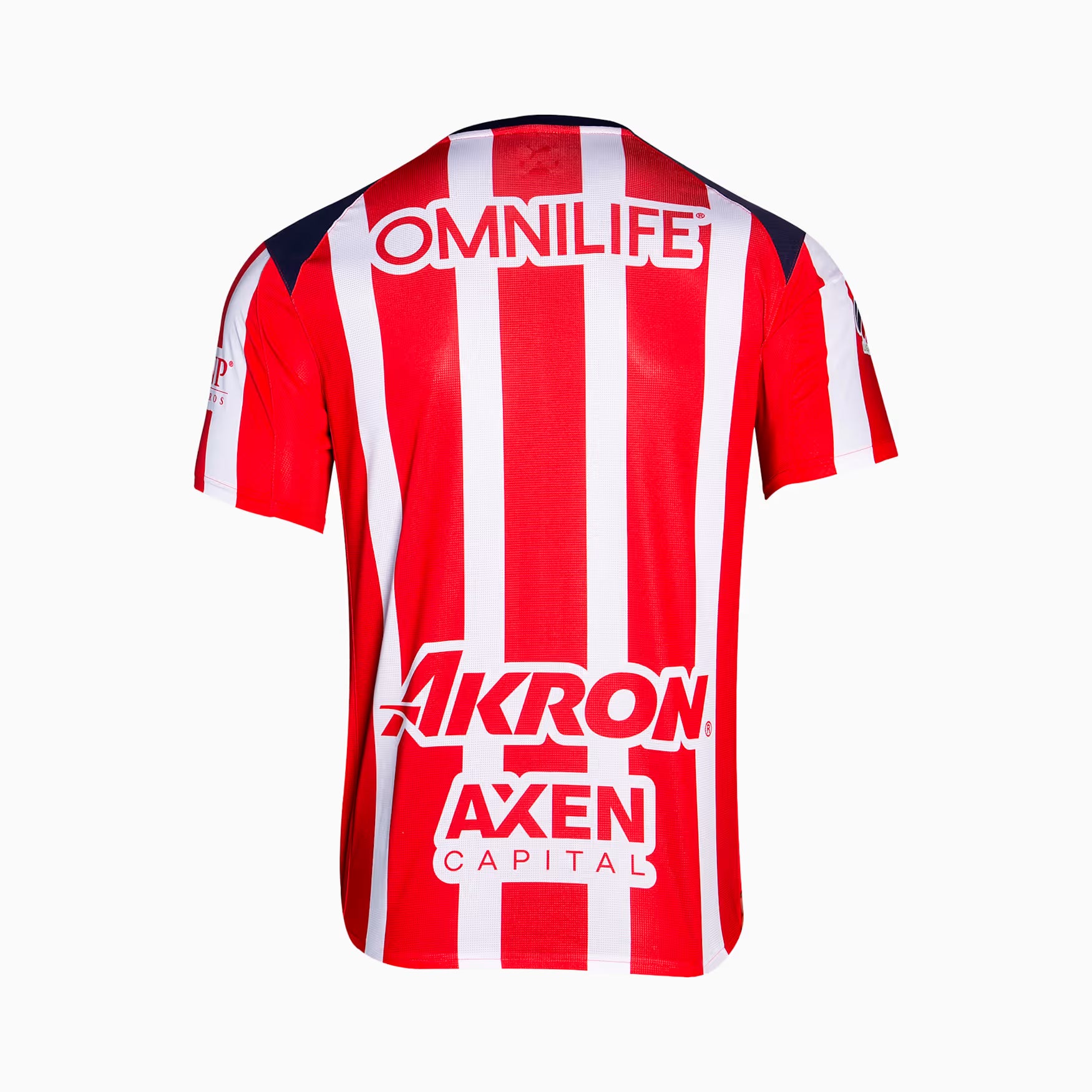 Back collar detail on Chivas 25/26 Home Promo Jersey