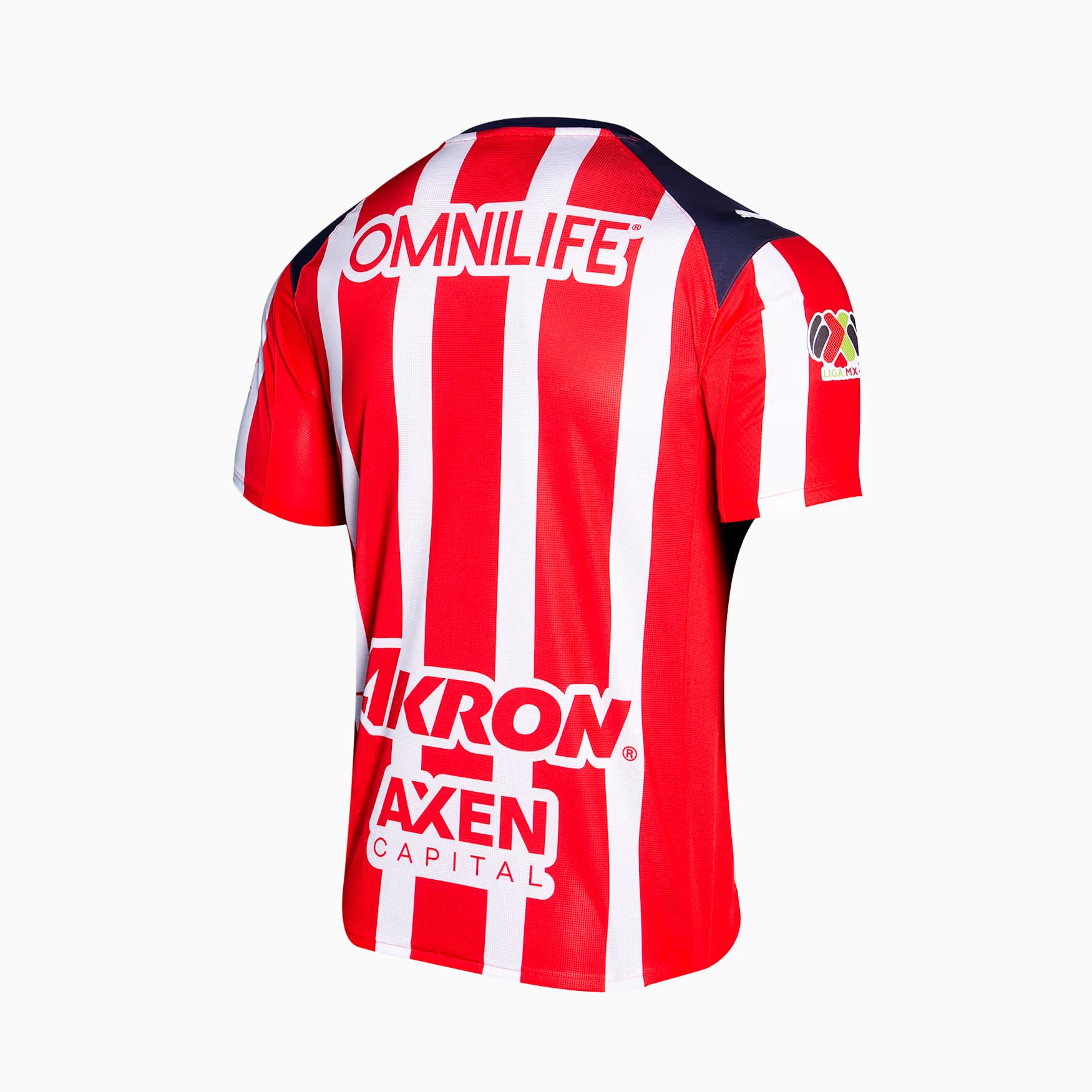 Back collar detail on Chivas 25/26 Home Promo Jersey