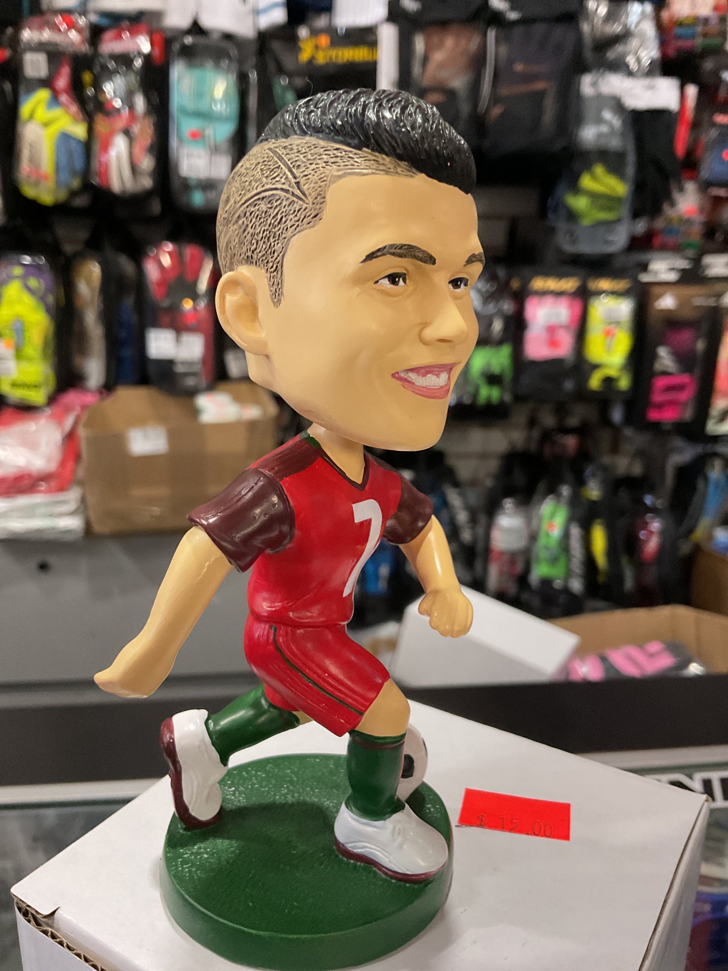 Ronaldo bobble head  side 2