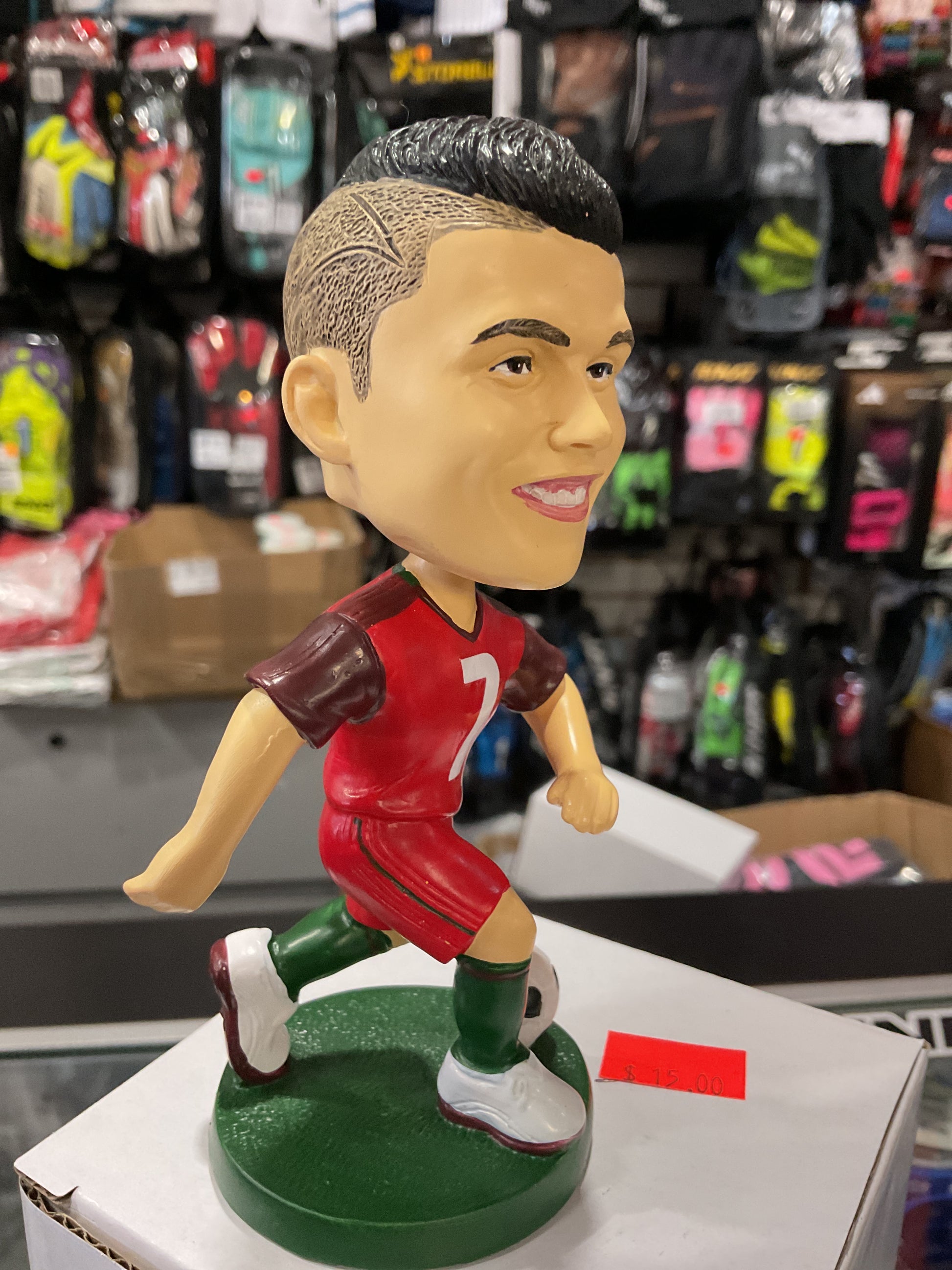 Ronaldo bobble head  side 2