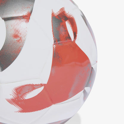 Close-up of textured seamless surface of futsal ball