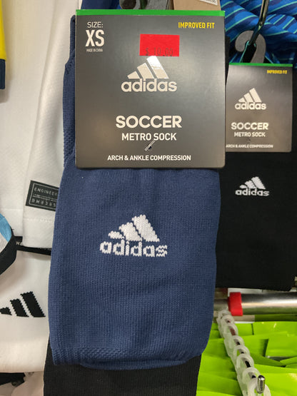 navy metro sock XS