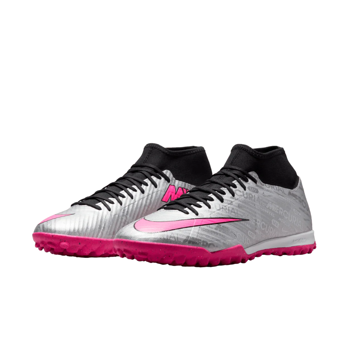 Nike Zoom Superfly 9 Academy XXV TF – Metallic Silver / Hyper Pink / Black / Volt