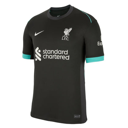 Nike Liverpool FC 2024/25 Stadium Away Jersey – Black/Washed Teal