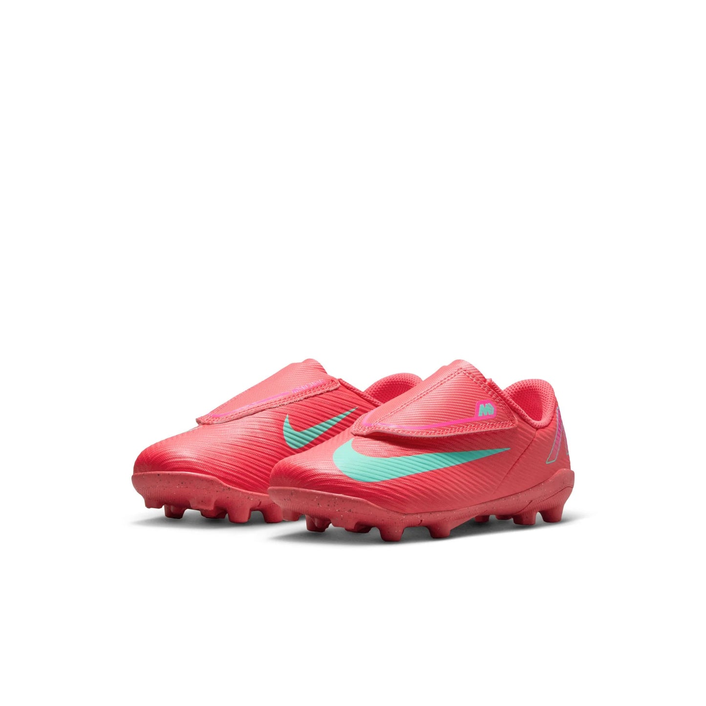 Nike Jr Vapor 16 Club MG Mad Energy Pack side view Ember Glow Aurora Green