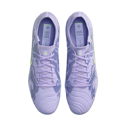 Nike Tiempo Legend 10 Elite FG top view with Flyknit collar