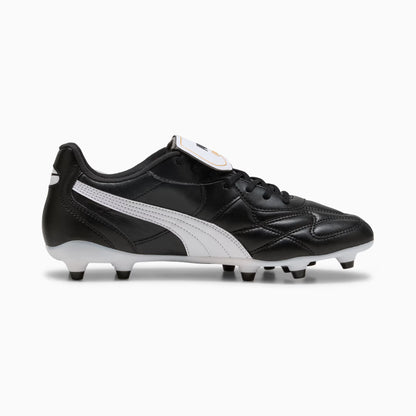 PUMA King Top FG/AG side view black white gold upper