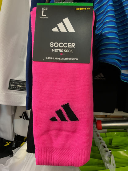 metro sock pink L