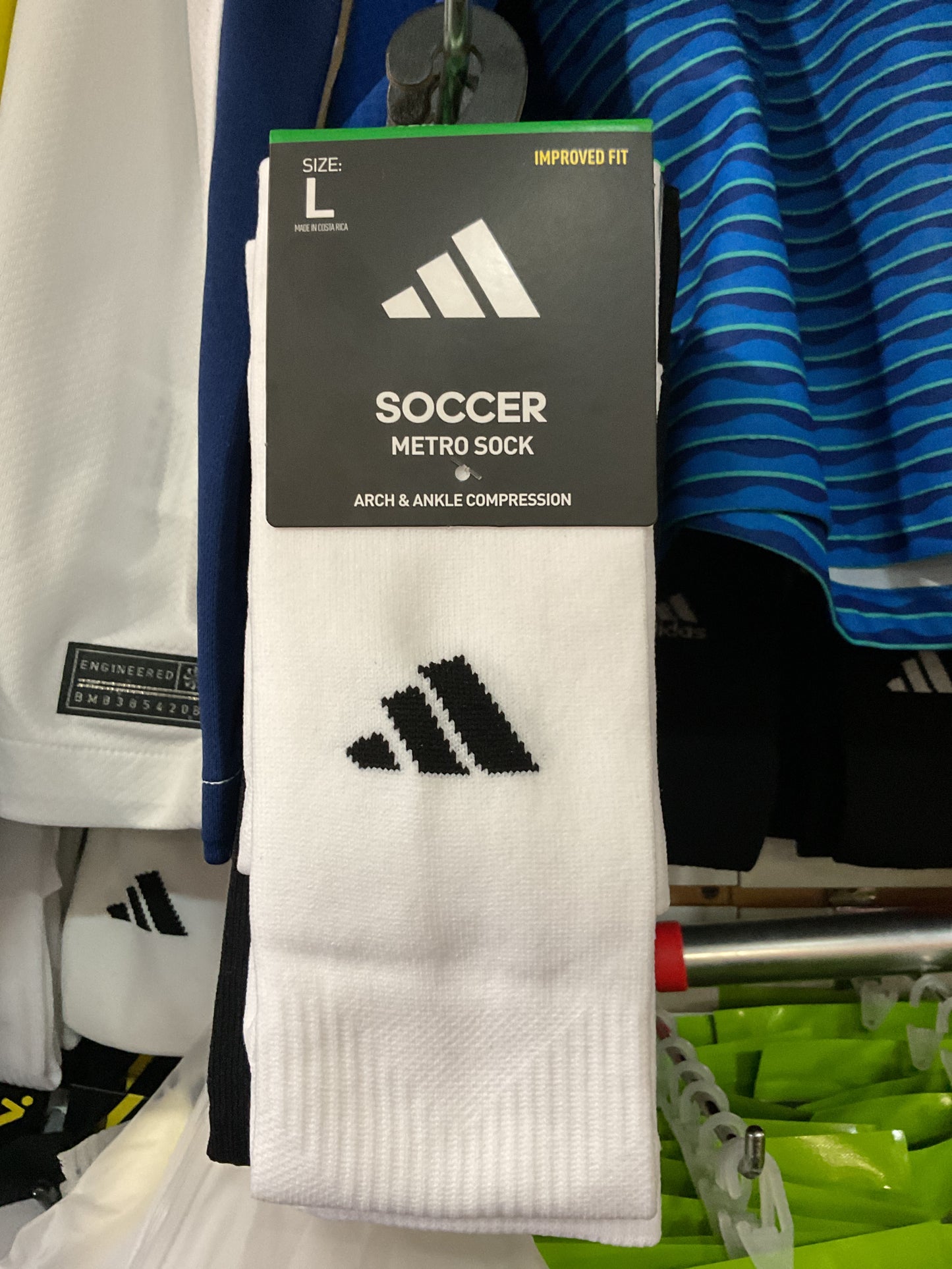 white metro sock L