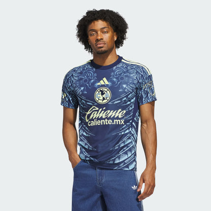 Adidas Club América 25/26 Away Jersey – Eagle Feather Navy Tribute
