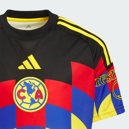 Adidas Club América 25/26 Youth Home Jersey – Eagle Heritage in Yellow