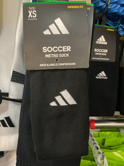 black metro sock XS