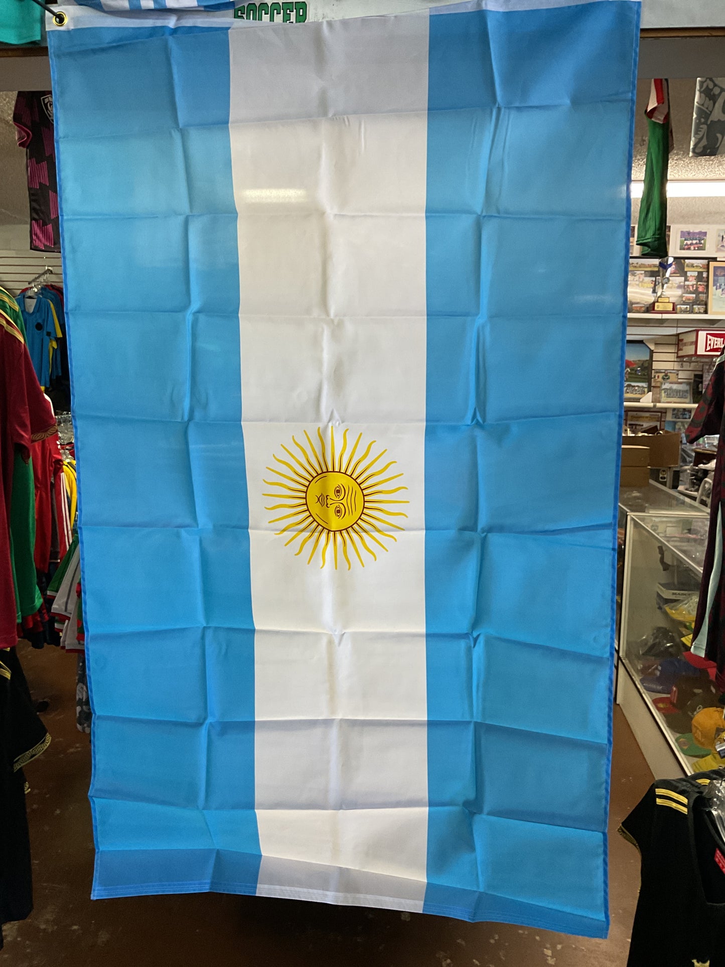 argentina flag front
