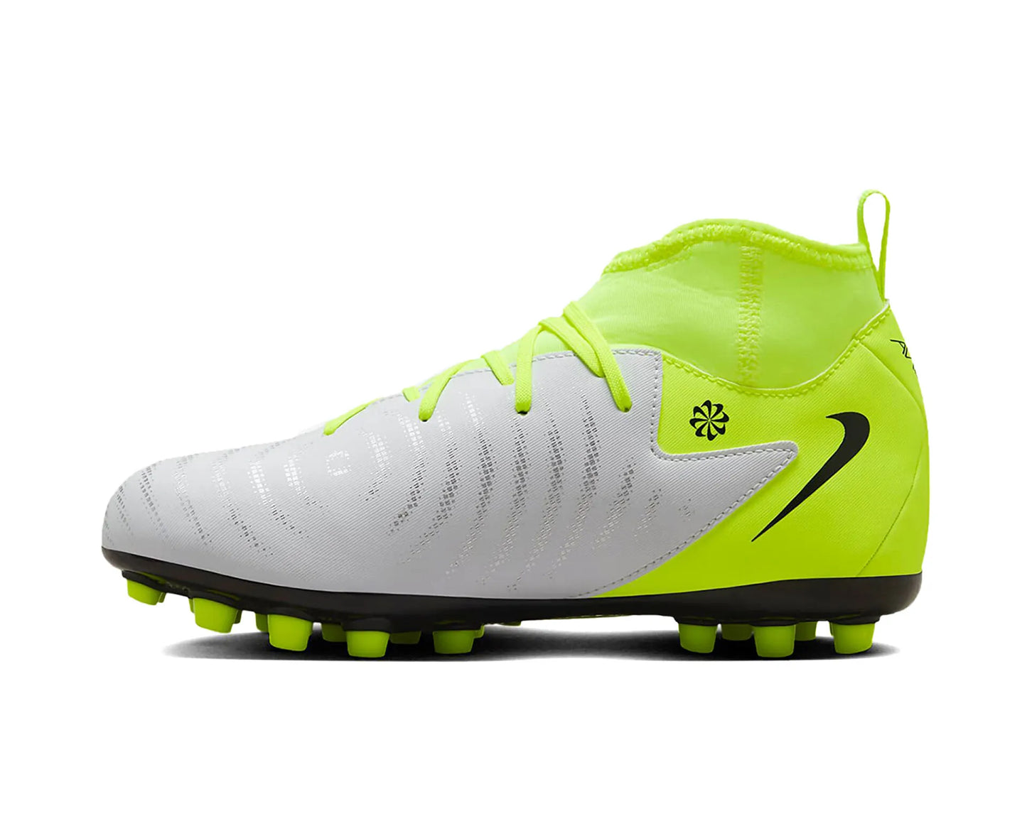 Nike Phantom Luna II Academy MG Mad Voltage - Metallic Silver/Black/Volt Kids