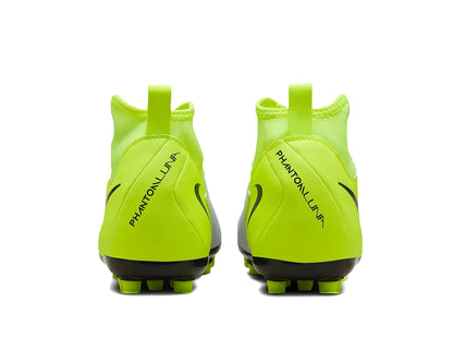 Nike Phantom Luna II Academy MG Mad Voltage - Metallic Silver/Black/Volt Kids