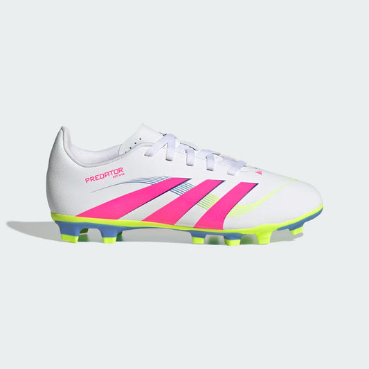 adidas Predator Club FG/MG Kids ID3810 side view white lucid pink lucid lemon