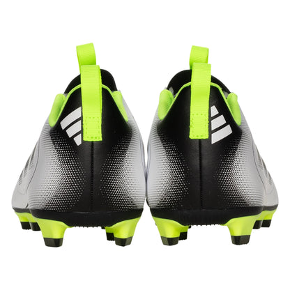 adidas Goletto IX FG/MG Kids – Cloud White/Core Black/Lucid Lemon