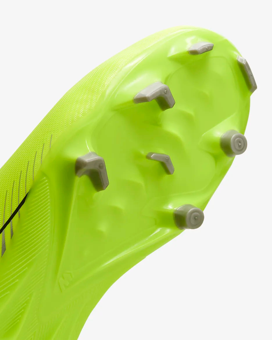 bottom front Nike Jr. Mercurial Vapor 16 AcademyLittle/Big Kids' MG Low-Top Soccer Cleats