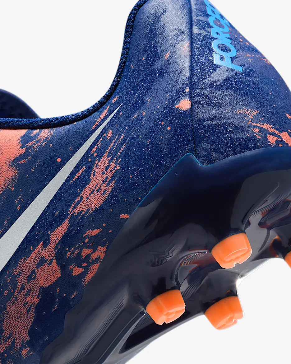 heel Nike Jr. Phantom GX 2 Academy "Erling Haaland"Big Kids' MG Low-Top Soccer Cleats