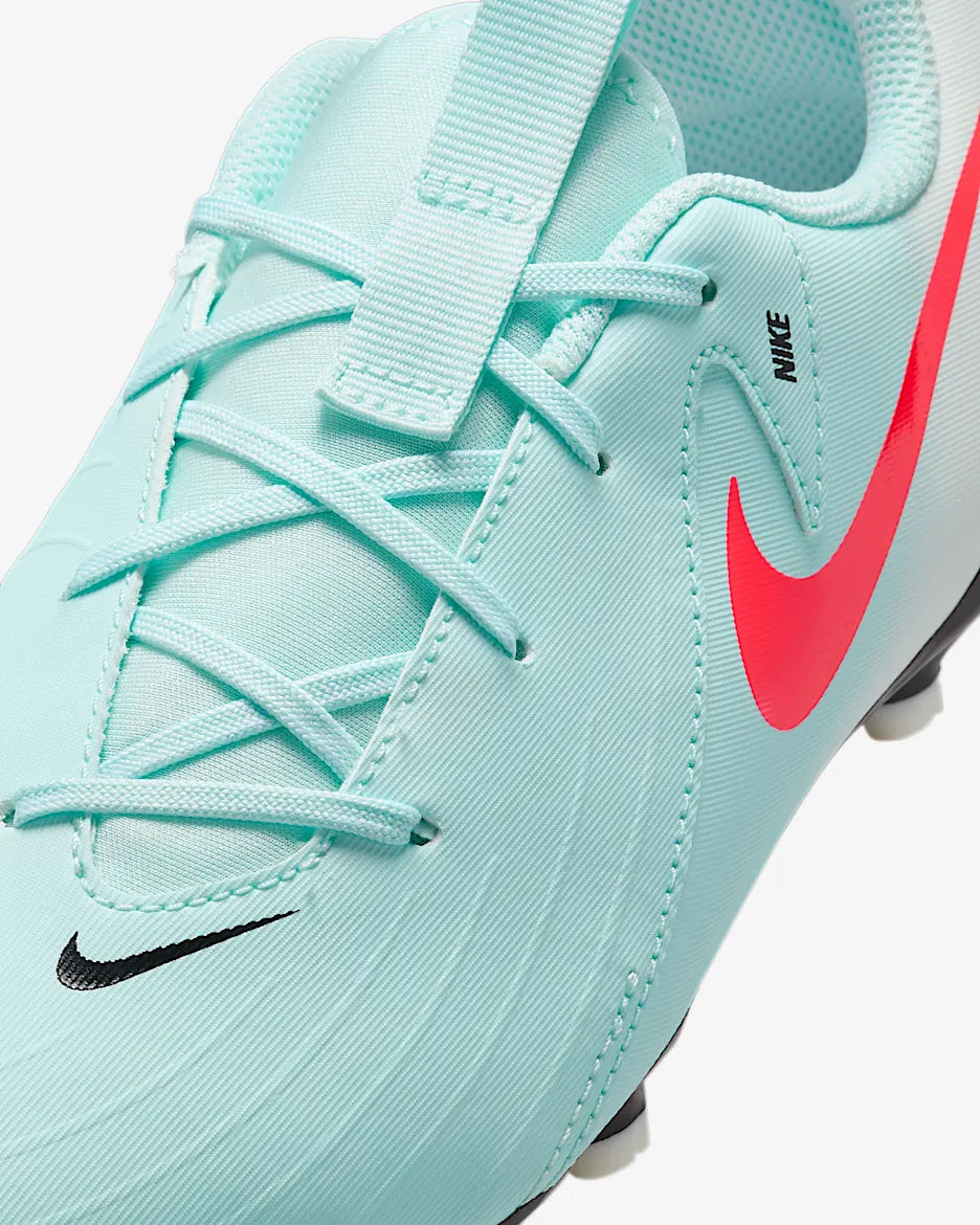 laces Nike Jr. Phantom GX 2 AcademyLittle/Big Kids' MG Low-Top Soccer Cleats