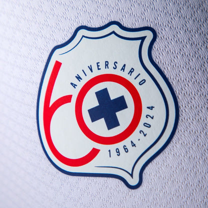 Pirma Cruz Azul Away Jersey 24/25 – White / Blue Accents