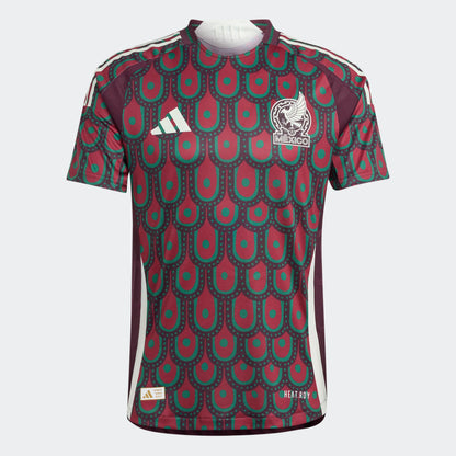 adidas Mexico 2024 Authentic Home Jersey – Multicolor Burgundy (IP6379)