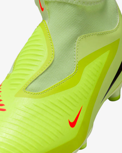 Nike Jr Phantom 6 Academy High GS MG Soccer Cleats – Hyper Crimson/Limelight/Black