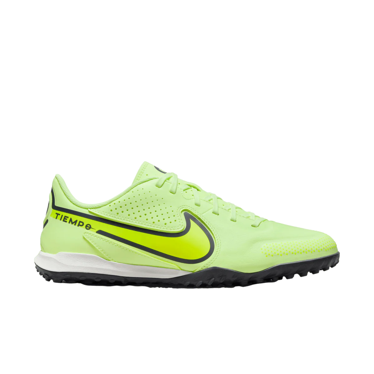 Nike Tiempo Legend 9 Academy TF side view Barely Volt Summit White Volt