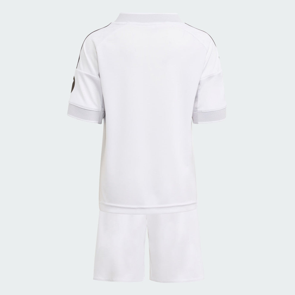 Adidas Real Madrid 25/26 Kids Home Mini Kit – Future Stars in White