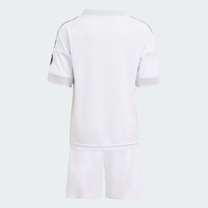 Adidas Real Madrid 25/26 Kids Home Mini Kit – Future Stars in White