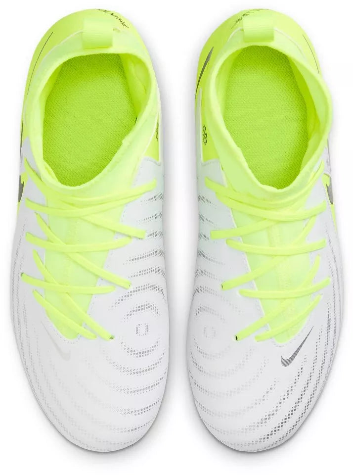 Nike Phantom Luna II Academy MG Mad Voltage - Metallic Silver/Black/Volt Kids